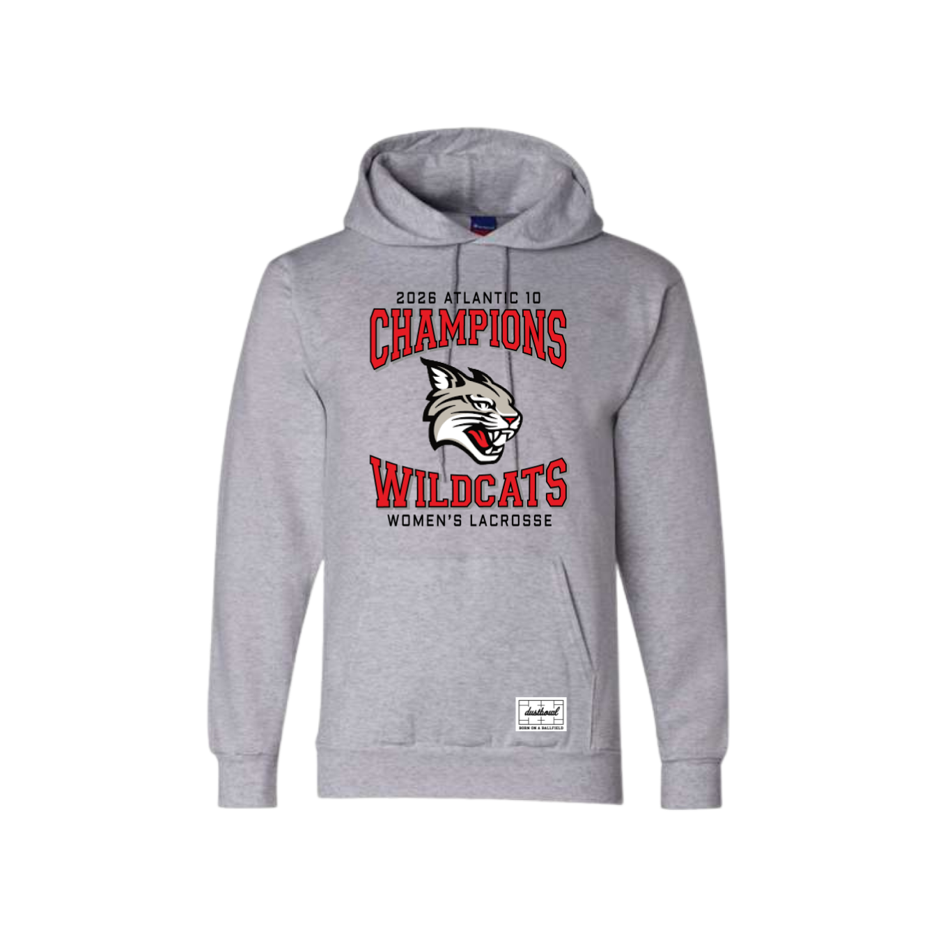 DAVIDSON | A10 CHAMPS GRAY HOODIE SWEATSHIRT