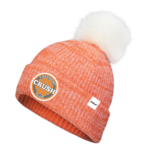 CRUSH POM-POM BEANIE | ORANGE