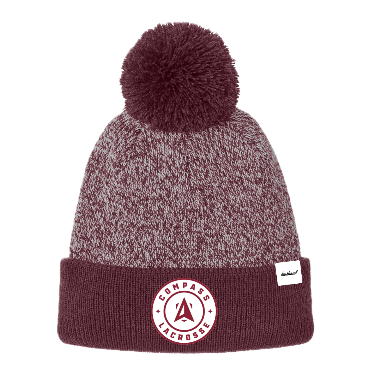 COMPASS | HEATHER POM BEANIE