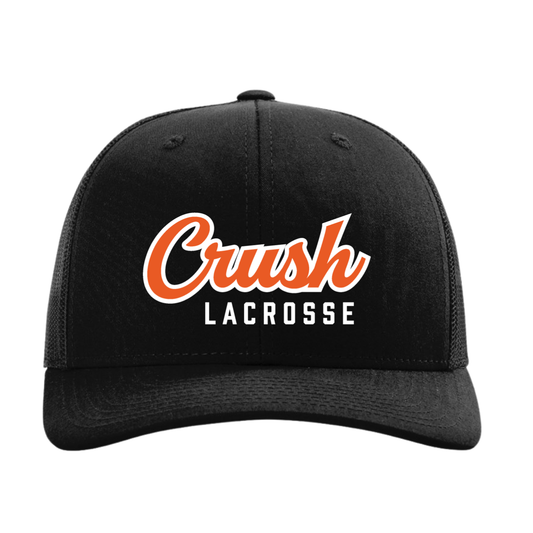 CRUSH TRUCKER HAT - BLACK