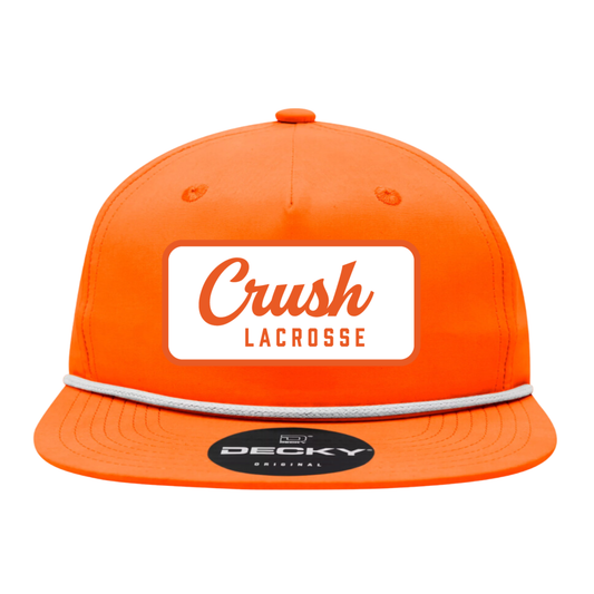 CRUSH ROPE WITH VINTAGE PATCH | ORANGE