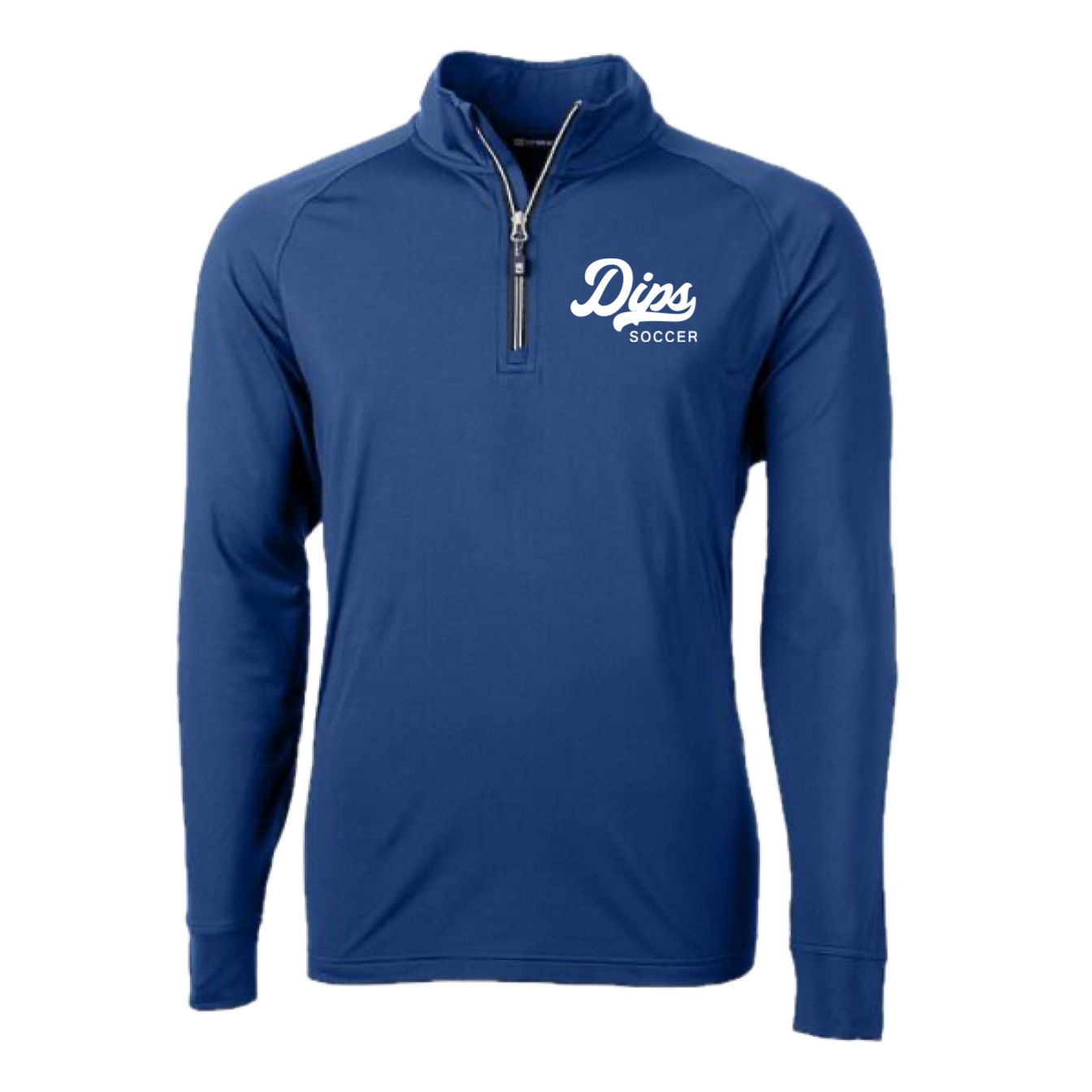 DIPS SOCCER | ROYAL CONTRAST QUARTER ZIP