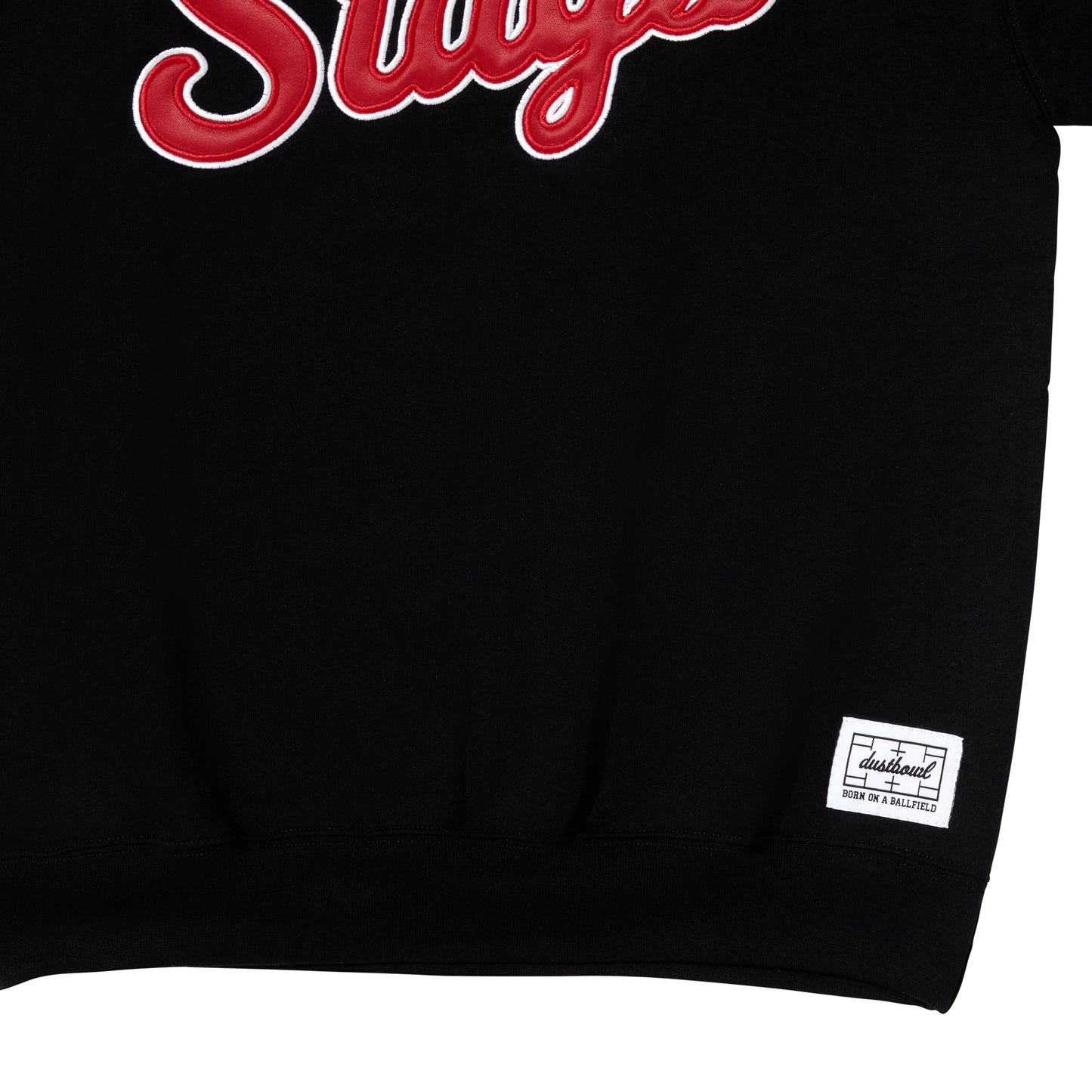 Stag Script Crewneck | Black