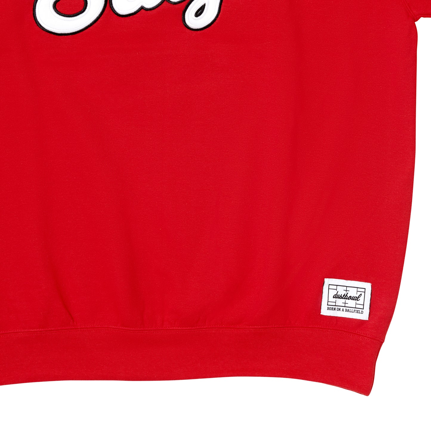 Stag Script Crewneck | Red