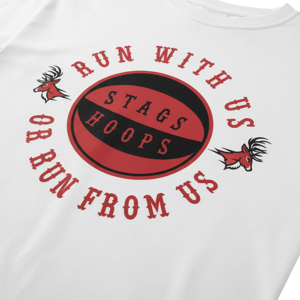 FAIRFIELD HOOPS | RUN WITH US TEE