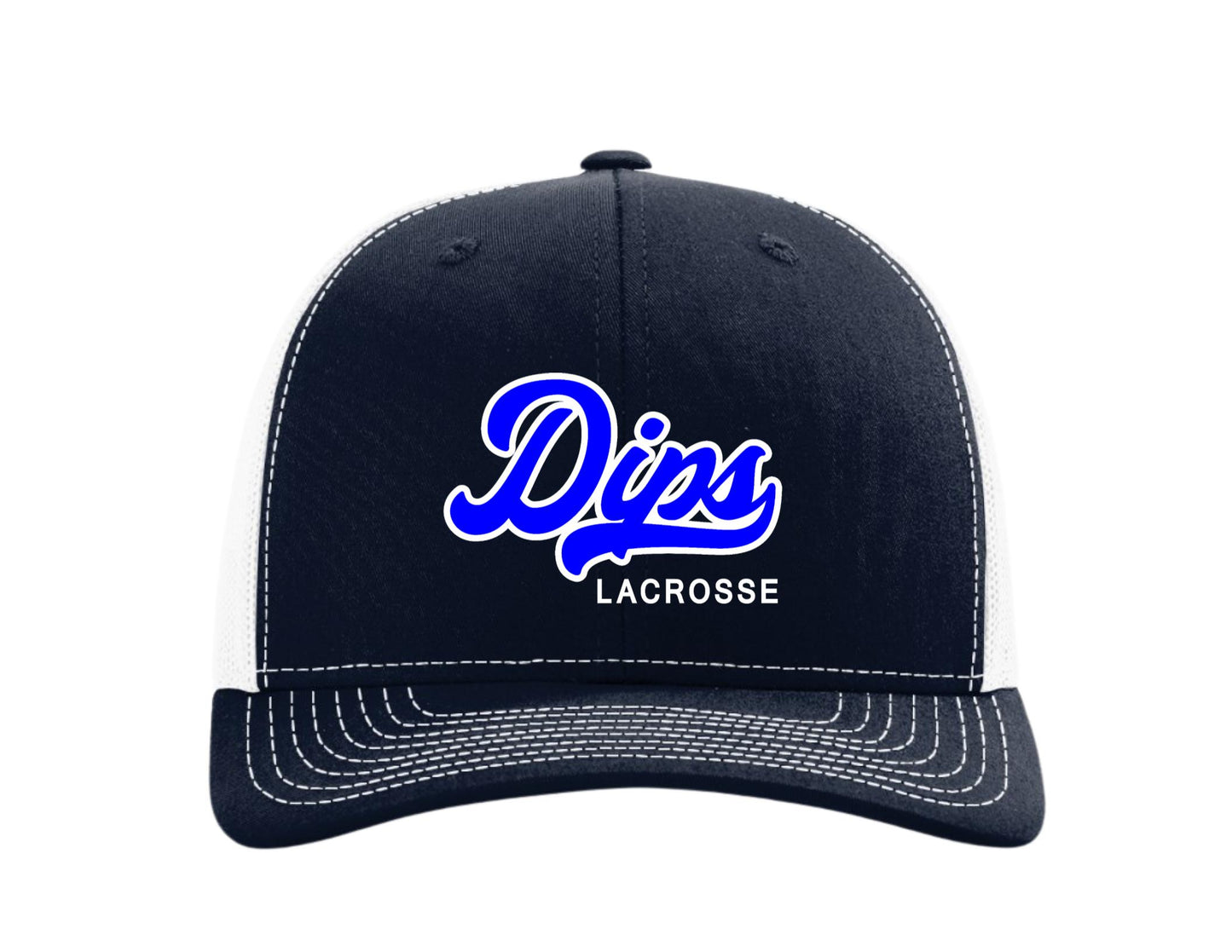 DIPS LACROSSE TRUCKER HAT | NAVY/WHITE