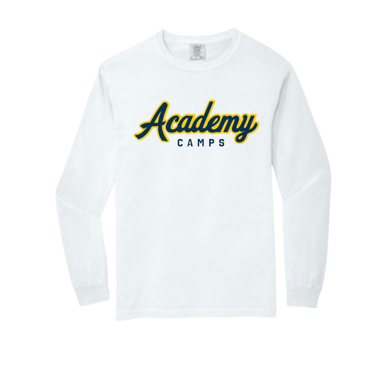 ACADEMY CAMP | LONG SLEEVE TEE | WHITE