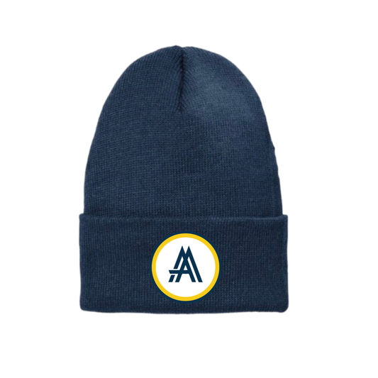 ACADEMY CAMP CHORE BEANIE VL10 NAVY |  FRONT PATCH