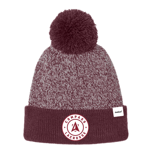 COMPASS | HEATHER POM BEANIE