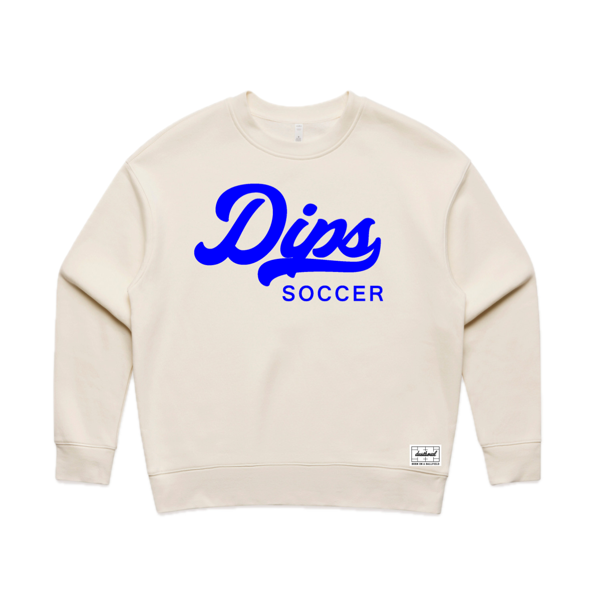 DIPS SOCCER | CREAM WOMEN'S CUT CREW