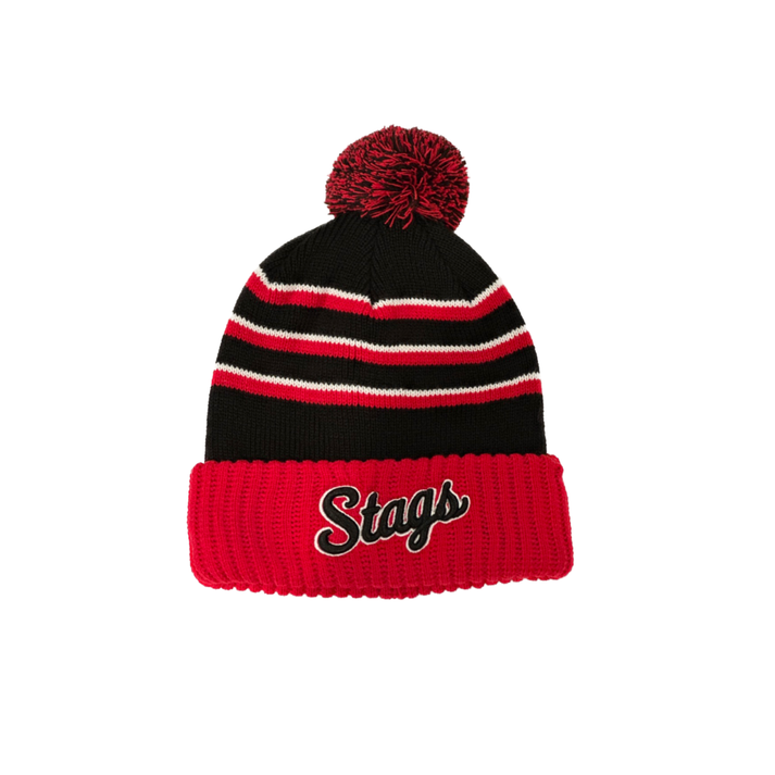 Stag Script Beanie | Spirit Pom – Dustbowl Hats