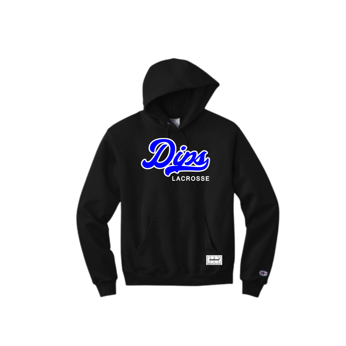 DIPS LACROSSE HOODIE | BLACK