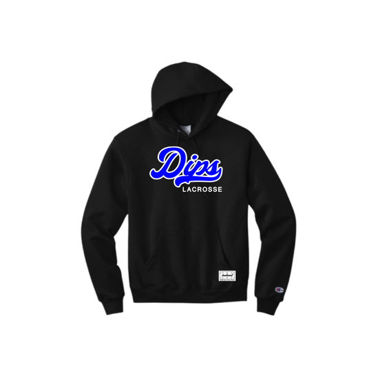 DIPS LACROSSE HOODIE | BLACK