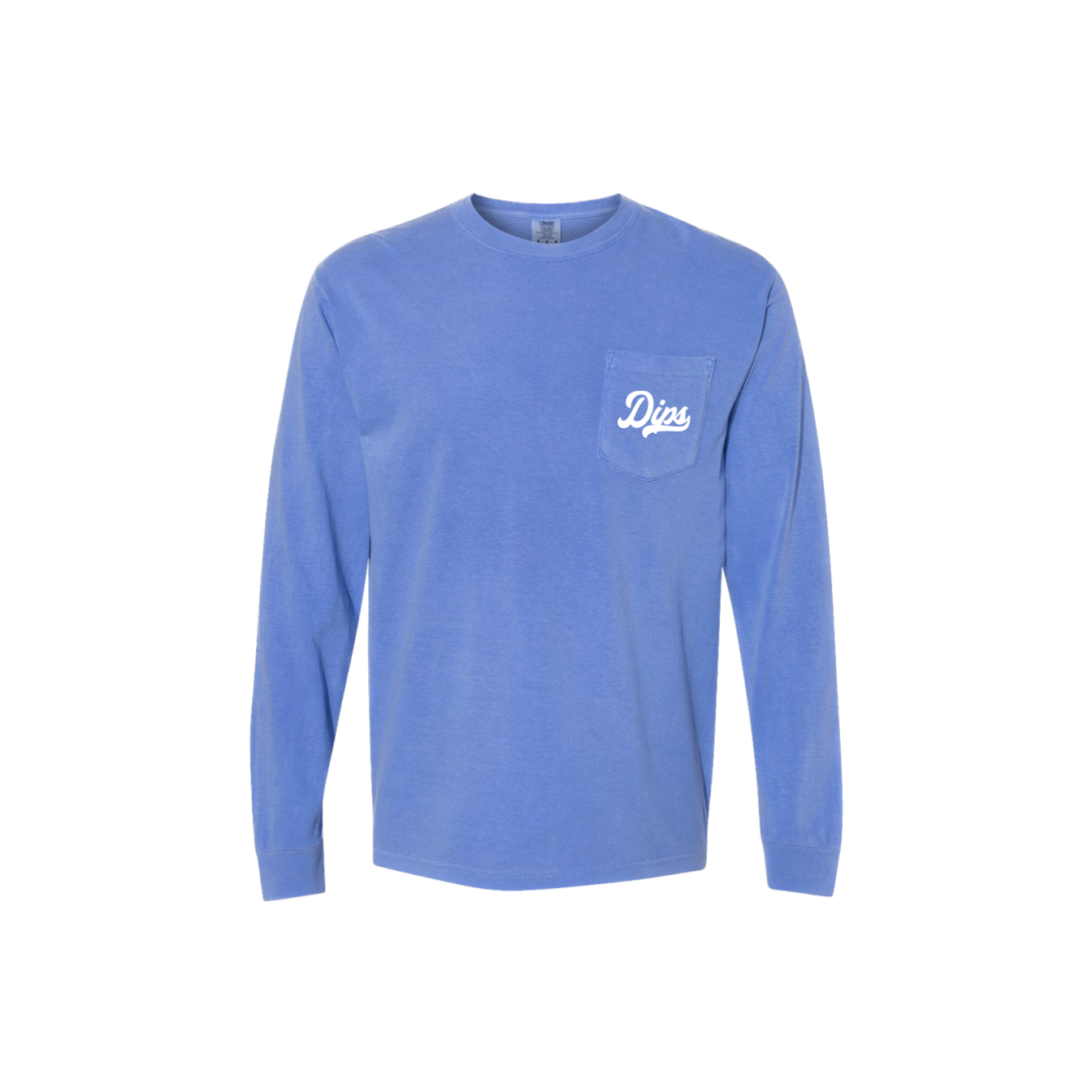 DIPS LACROSSE HEAD LONG POCKET TEE | BLUE