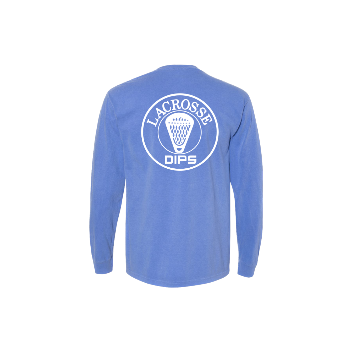 DIPS LACROSSE HEAD LONG POCKET TEE | BLUE
