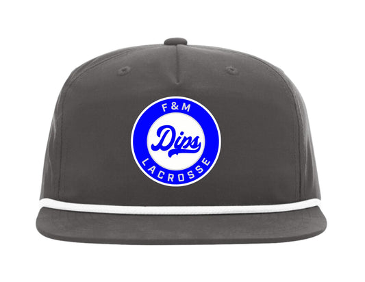 DIPS LACROSSE PATCH ROPE HAT | GREY