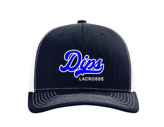 DIPS LACROSSE TRUCKER HAT | NAVY/WHITE