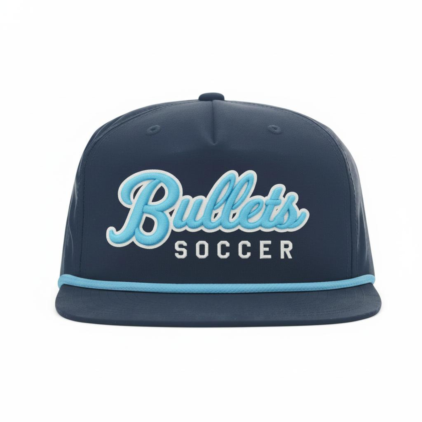 'BURG SOCCER | NAVY & POWDER ROPE – Dustbowl Hats