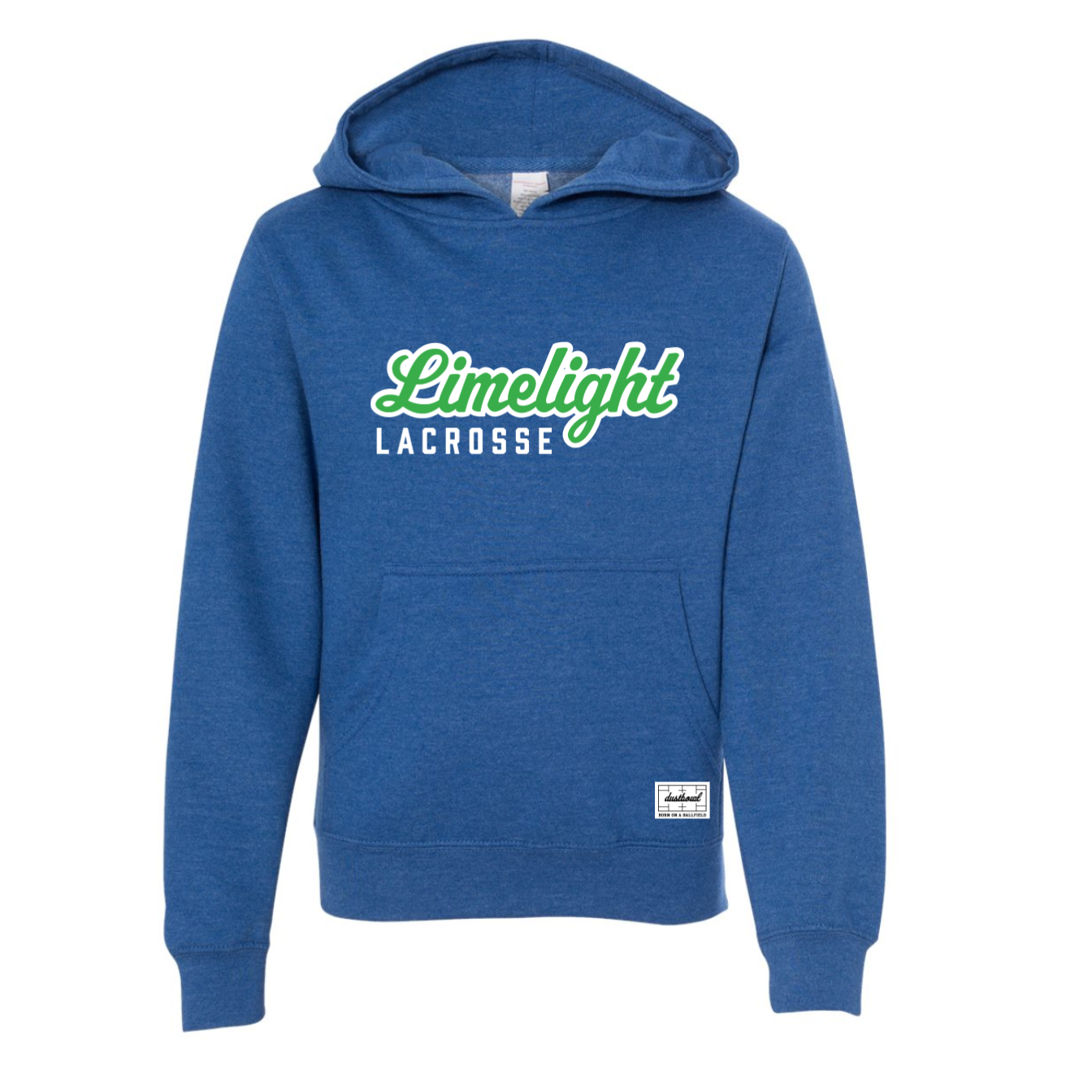 LIMELIGHT | YOUTH SIZE HEATHER BLUE HOODIE