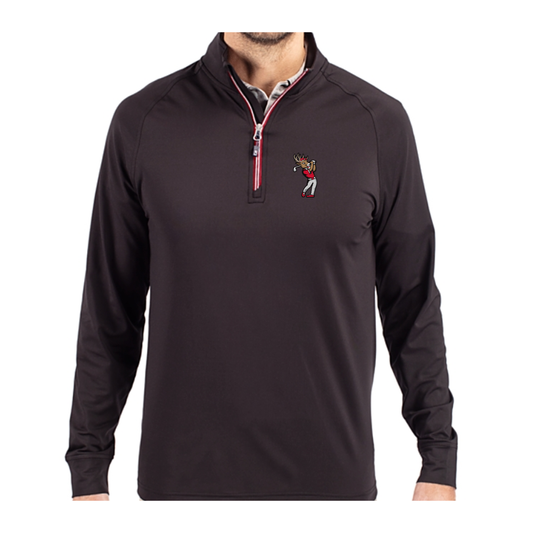 FAIRFIELD U. | Golfing Lucas Cutter & Buck Quarter Zip w/ Contrast Zipper