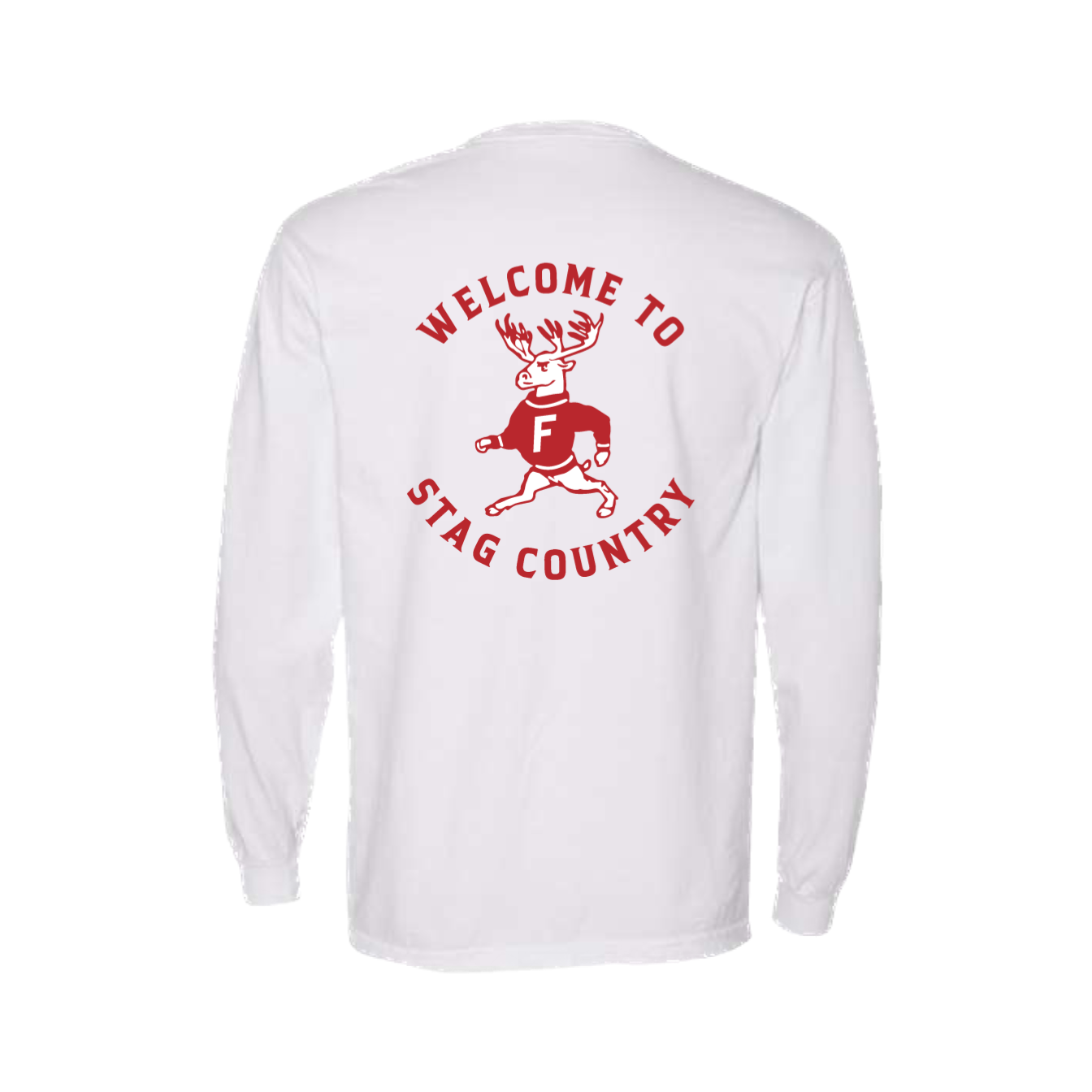 FAIRFIELD | STAG COUNTRY LONG POCKET TEE | WHITE