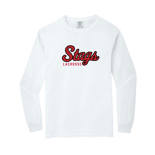 FAIRFIELD |STAG LACROSSELONG SLEEVE TEE | WHITE