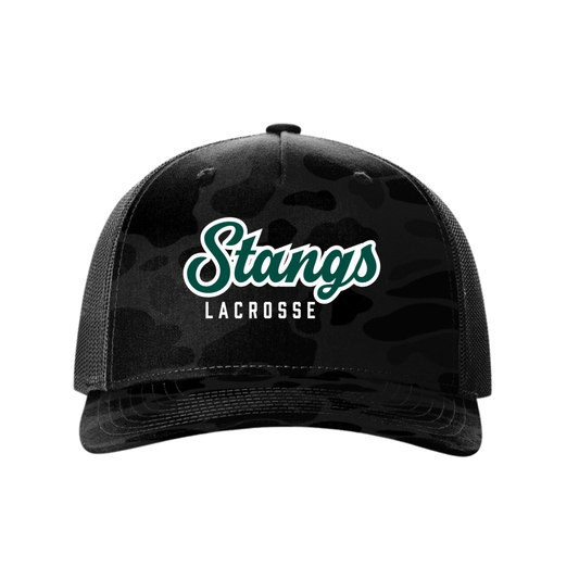 STEVENSON | TRUCKER | BLACK CAMO SCRIPT