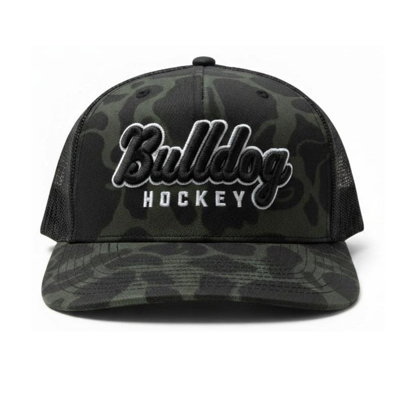 BULLDOG HOCKEY | SAMPLE PRICE DUCK CAMO VINTAGE SCRIPT