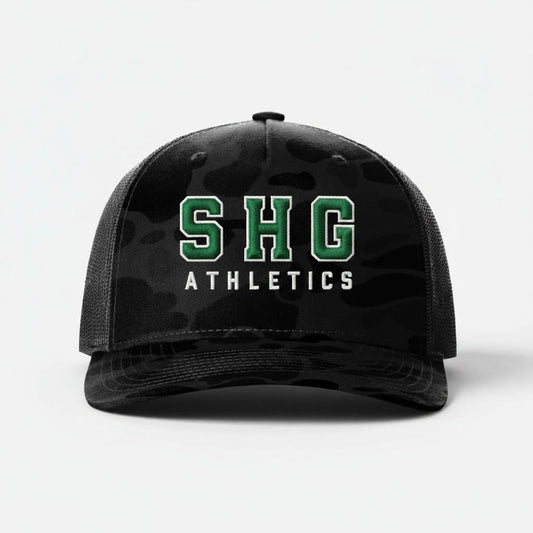 SACRED HEART ATHLETIC | CAMO TRUCKER